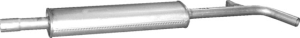 tłumik środkowy / central silencer