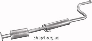 22.20 Резонатор (середній глушник) для Rover 214 1.4; 1.4 -16V S/SI/SLI/GSI 89-92/414 90-92