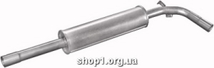23.07 Резонатор (середній глушник) для Seat Codroba/Ibiza 1.0i; 1.3i; 1.4i;1.6i; 1.9D 93-02/ VW Polo 1.4i 95-01