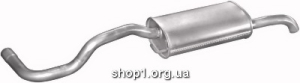 23.60 Глушник задній (кінцевий, основний) для Seat Cordoba 1.0i-16V; 1.4i-16V; 1.6i; 1.8i 97-02/ VW Polo 1.4i-16V; 1,6i 95-01