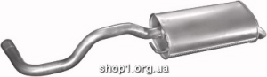 23.61 Глушник задній (кінцевий, основний) для Seat Ibiza 1,4/1.6/2.0i 16V; 1.9D/1.9TD 97-02