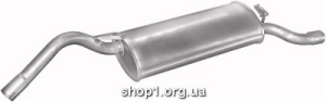 24.10 Глушник задній (кінцевий, основний) для Skoda Felicja 1.3i kat 01/93-11/98