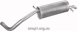 24.39 Глушник задній (кінцевий, основний) для Skoda Fabia 1.4i -16v kombi 99-