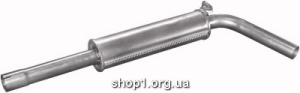 24.40 Резонатор (середній глушник) для Skoda Fabia 1,9 TDi Turbo diesel 00-