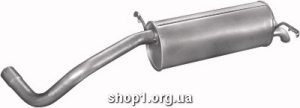 24.41 Глушник задній (кінцевий, основний) для Skoda Fabia/ VW Polo 1,9 TDi ; 1.9 SDi 00-05