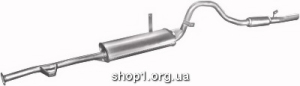 25.42 Вихлопна система (задня + середня частина) для Suzuki Vitara 1.6i-16V 4x4 07/91-95