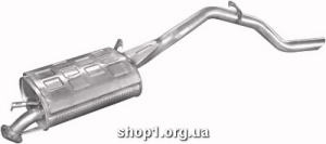 25.52 Глушник задній (кінцевий, основний) для Suzuki Ignis 1.3/1.5i 04-