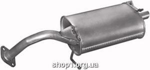26.101 Глушник задній (кінцевий, основний) для Toyota Corolla 1.3 -12V 3D kat 87-92