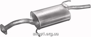 26.150 Глушник задній (кінцевий, основний) для Toyota Corolla 1.8D kombi 87-89