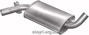 30.08 Резонатор (середній глушник) для Seat Toledo 91-91/VW Golf II 85-92/Jetta 85-92 1.1-1.6