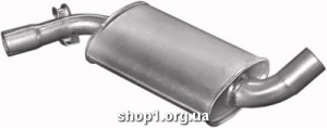 30.10 Резонатор (середній глушник) для VW Golf II 1.8/1.8i/GTI kat.87-91/Jetta 87-91