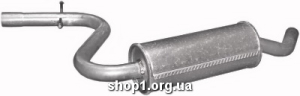 30.257 Резонатор (середній глушник) для VW Golf V 1.4 FSi Hatchback10/03-07/06; VW Golf V 1.4 FSi 07/05-05/06