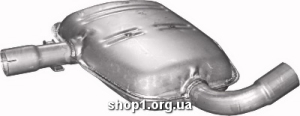 30.78 Резонатор (середній глушник) для Seat Toledo 1.8i GT-16V 05/91-10/91 VW Golf II 1.8GTi-16V 86-10/91