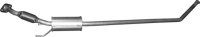 tłumik środkowy / central silencer