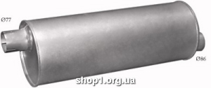 61.00 Глушник для DAF 1700/1900 3,5" Baffle Size: 263mm ; Length: 700mm