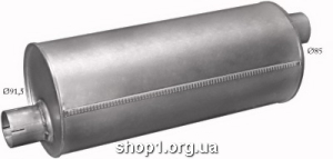 61.04 Глушник для DAF 2100/2105 Baffle Size: 297mm ; Length: 695mm