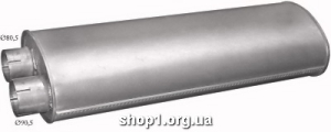 68.02 Глушник для MAN 17.272 05/87- Baffle Size: 180mm x 227mm ; Length: 850mm