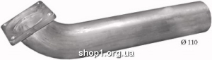 68.25 Труба глушника прийомна для MAN F2000 6cyl. 22/26-28 T 30/94- 6X2/4VFL 06/85-