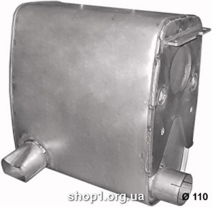 68.38 Глушник для MAN TGA410 Baffle Size: 348mm x 648mm ; Length: 325mm