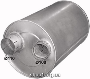 68.46 Глушник для MAN 223 BUS Baffle Size: 397mm ; Length: 590mm