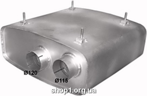 68.48 Глушник для MAN 322/352/402/422/462 FRH Baffle Size: 293mm x 708mm ; Length: 695mm