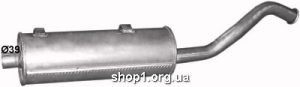 69.100 Глушник для Mercedes Unimog Baffle Size: 152mm ; Length: 490mm