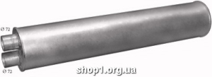 69.37 Глушник для Mercedes 709 Baffle Size: 203mm ; Length: 1050mm