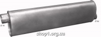 69.55 Глушник для Mercedes 817F  Baffle Size: 180mm x 277mm ; Length: 1000mm