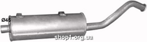69.77 Глушник для Mercedes Unimog Baffle Size: 152mm ; Length: 490mm