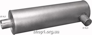 70.04 Глушник для Renault Midliner S150 S180 S210 M150 M180 M210 Baffle Size: 246mm ; Length: 995mm