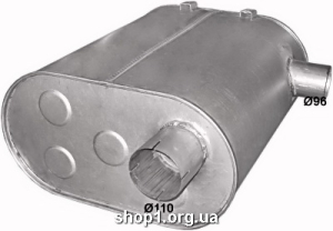 70.10 Глушник для Renault Premium Baffle Size: 320mm x 595mm ; Length: 705mm