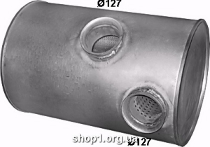 75.12 Глушник для VOLVO FH12 Baffle Size: 445mm ; Length: 680mm